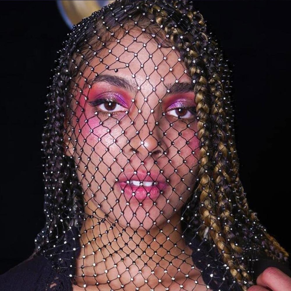 Bling Rhinestone Head Scarf Headband Jewelry Crystal Mesh Hair Accessories - Picture 3 of 6